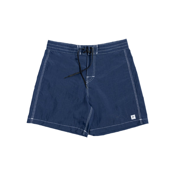 Zig Zag P Square Boardshort - Navy