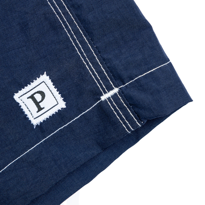 Zig Zag P Square Boardshort - Navy