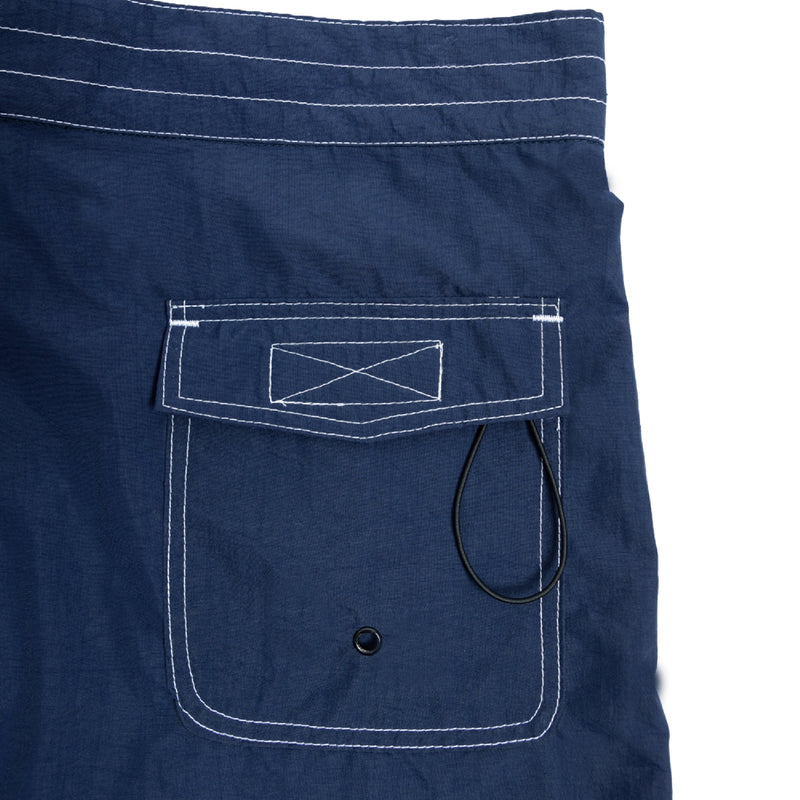 Zig Zag P Square Boardshort - Navy