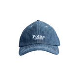 OG Logo 6 Panel Herringbone Hat - Blue Denim
