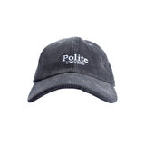 OG Logo 6 Panel Corduroy Hat - Washed Black