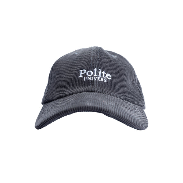 OG Logo 6 Panel Corduroy Hat - Washed Black