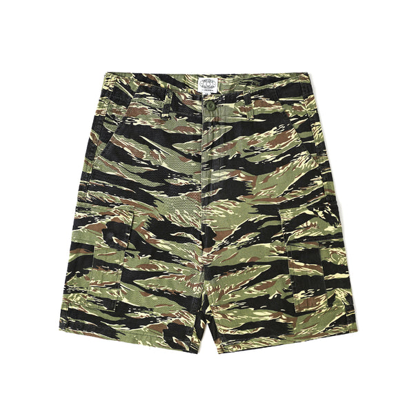 Chronic Cargo Shorts - Golden Tiger Stripes