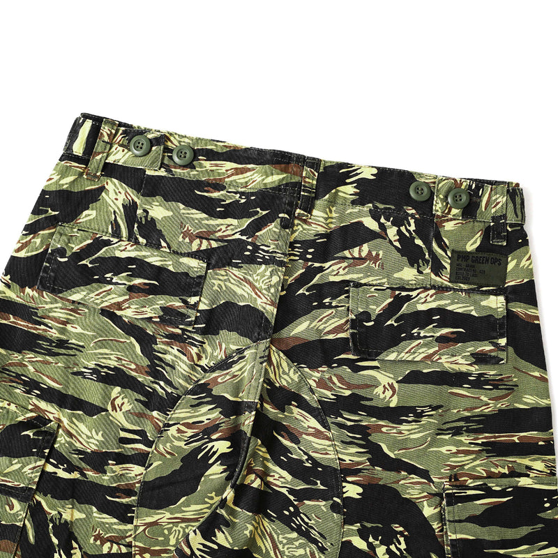 Chronic Cargo Shorts - Golden Tiger Stripes