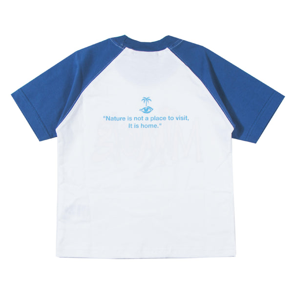 Psy-Researcher Crop T-shirt - Blue