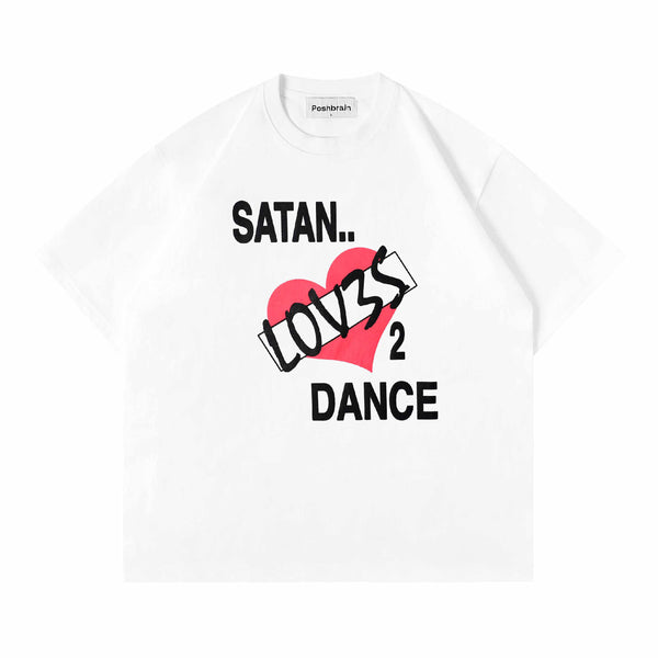 Satan T-shirt - White