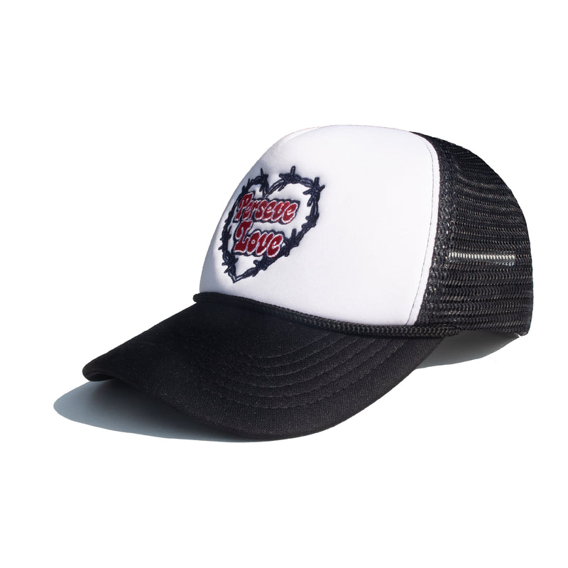 Perseve Love Truckerhat - Black