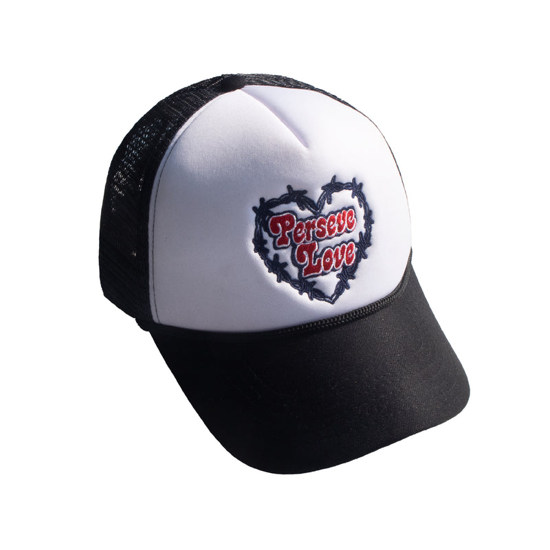 Perseve Love Truckerhat - Black
