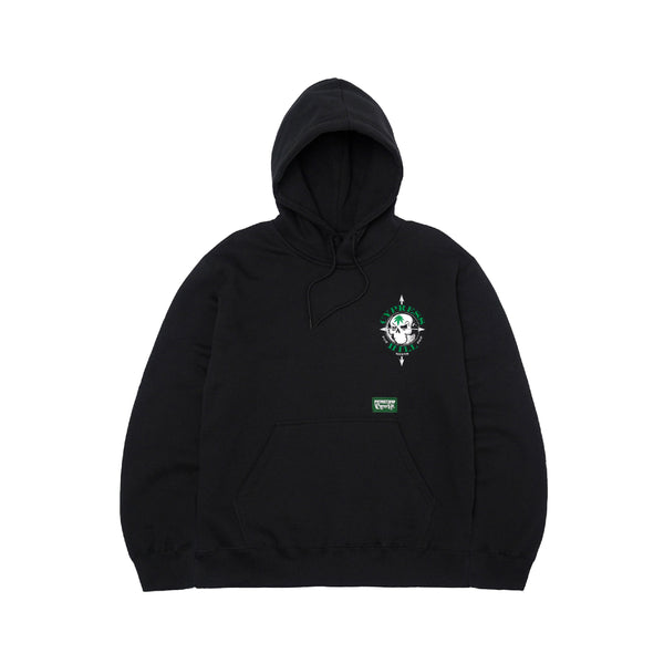 Pot Meets Pop x Cypress Hill - Skull & Compass Hoodie Black