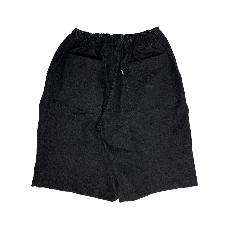 3Vx White Short Denim - Black