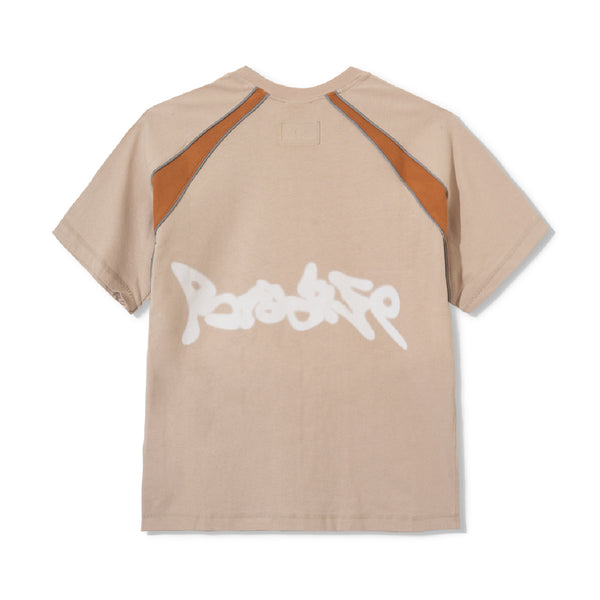 Streamline T-shirt – Sand/Dark Brown
