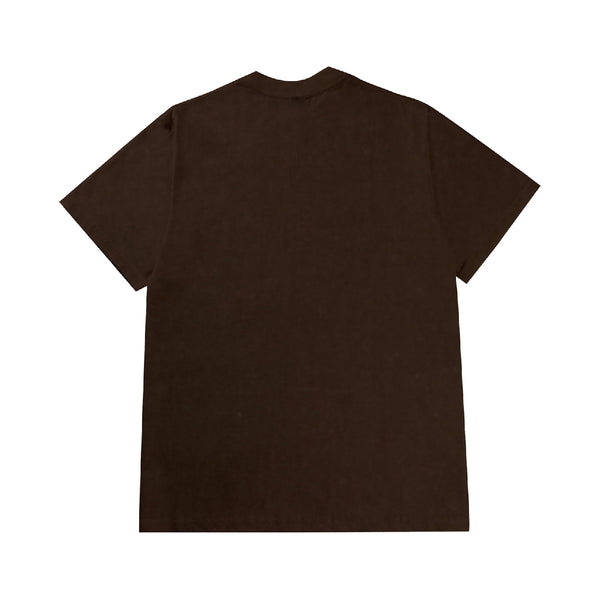 Tidal T-shirt - Dark Brown Washed