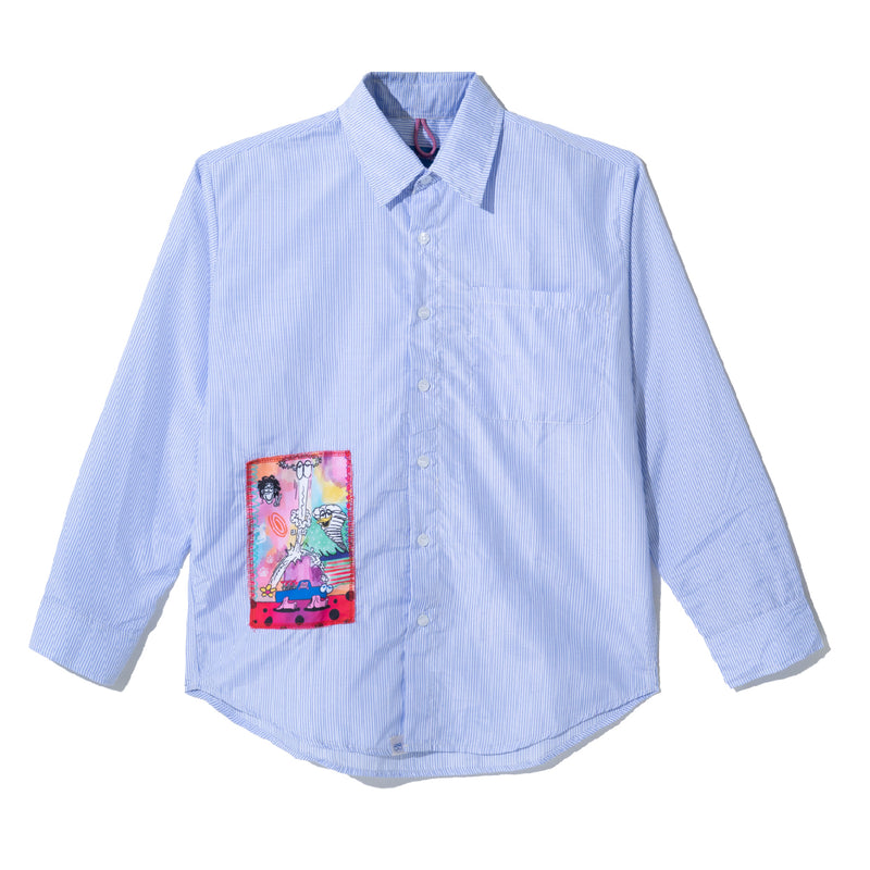 Adapted Shirt - Blue Stripe