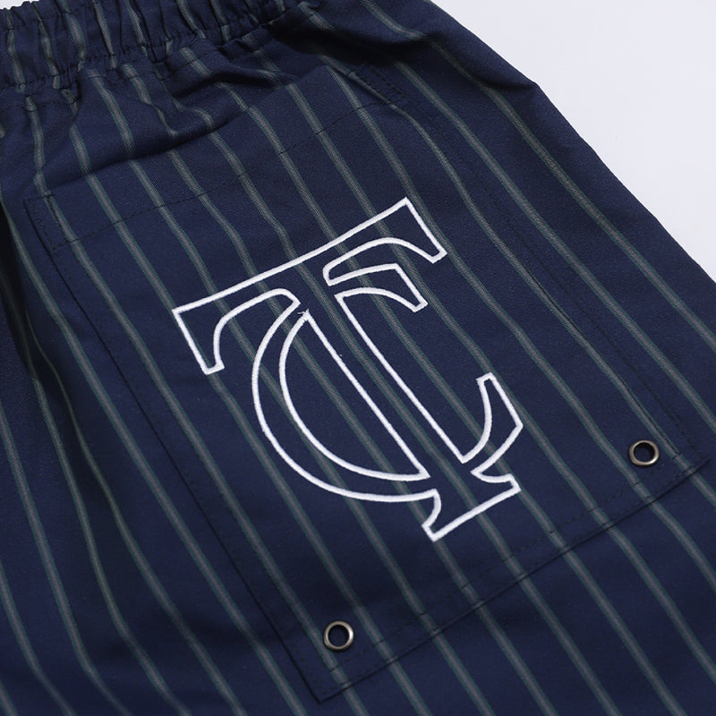 TC Stripes Shorts - Navy