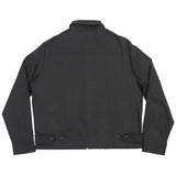 Classic Herringbone Work Jacket - Black