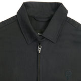 Classic Herringbone Work Jacket - Black