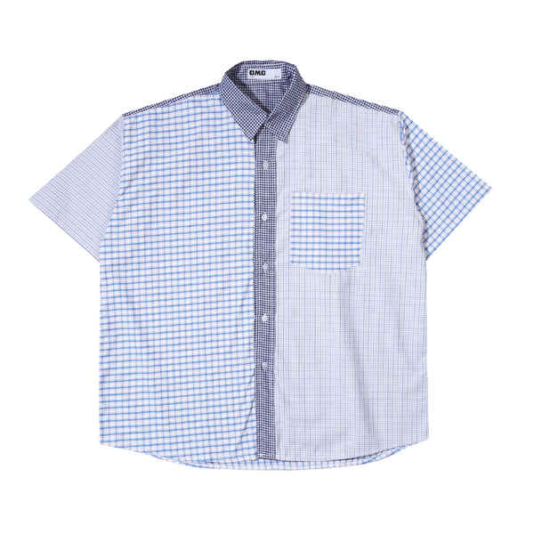 Patchwork Shirt - Blue