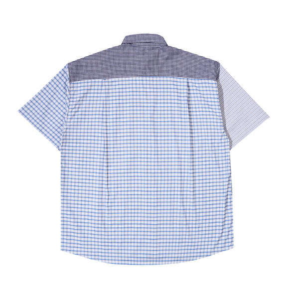 Patchwork Shirt - Blue