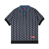 Zach Polo Knit - Navy