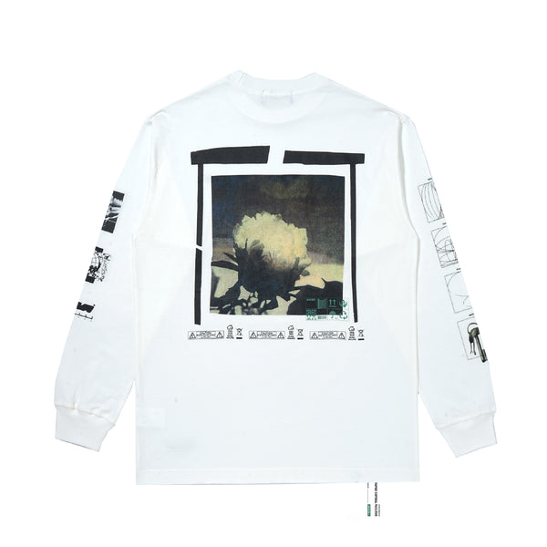 Mosaic LS T-shirt - Off White