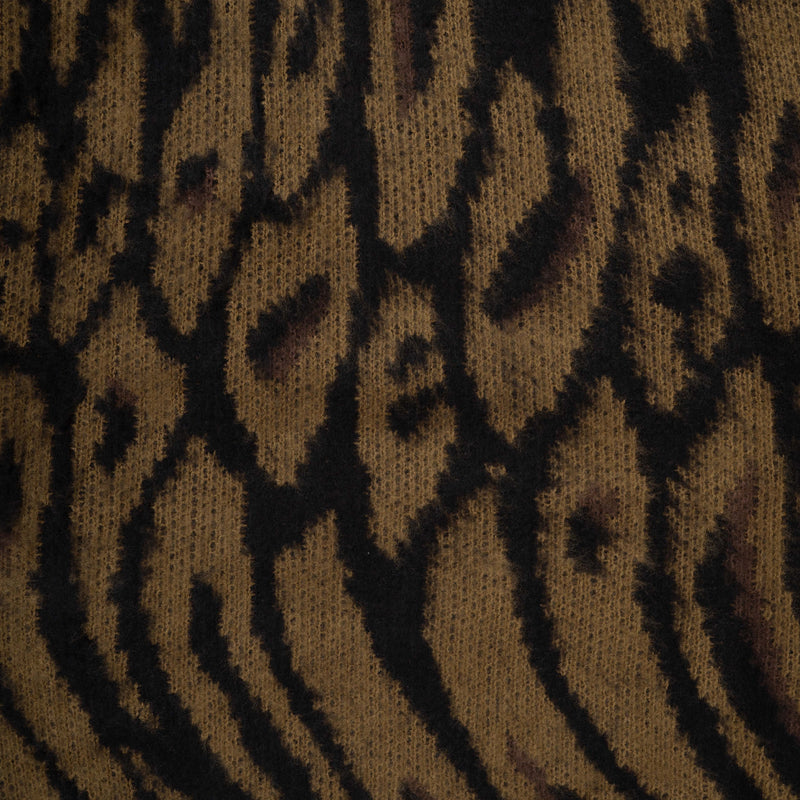Pantera Brushed Knit Sweater - Brown
