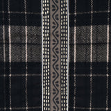 Ikat Ls Linen Shirt - Black