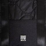 Quilted Tote Bag - Black