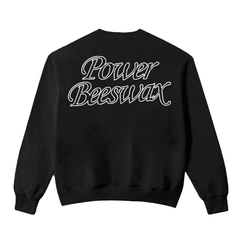 Power Beeswax Core Logo Crewneck - Black