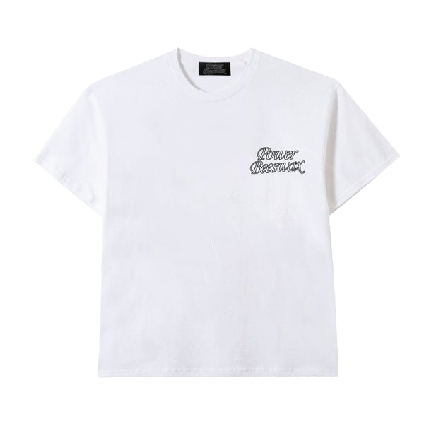 Power Beeswax Core Logo - White