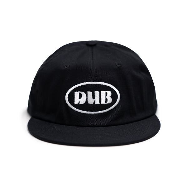 Dub 6 Panel Snapback Hat - Black FW`23
