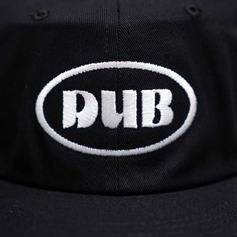 Dub 6 Panel Snapback Hat - Black FW`23