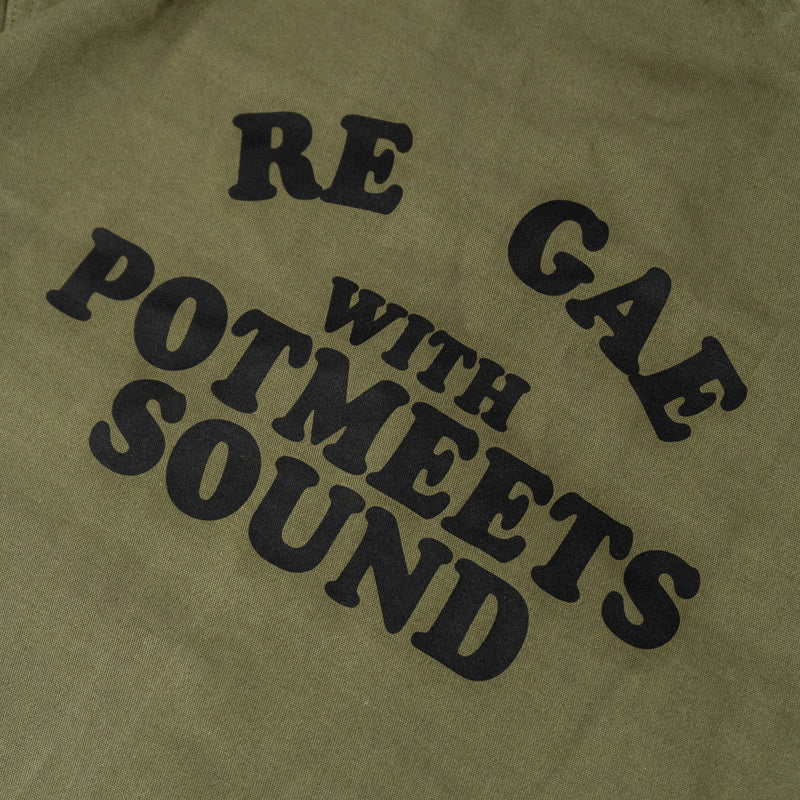 Pot Meets Sound M43 Overshirt - Olive FW`23