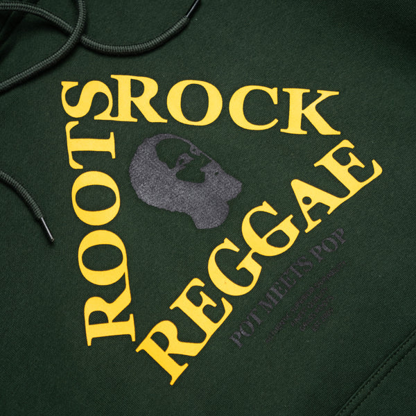 Roots Rock Reggae Hoodie - Green FW`23