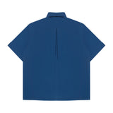 SS Curvy Shirt - Aqua