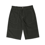 3/4 Wide Shorts - Dark Green