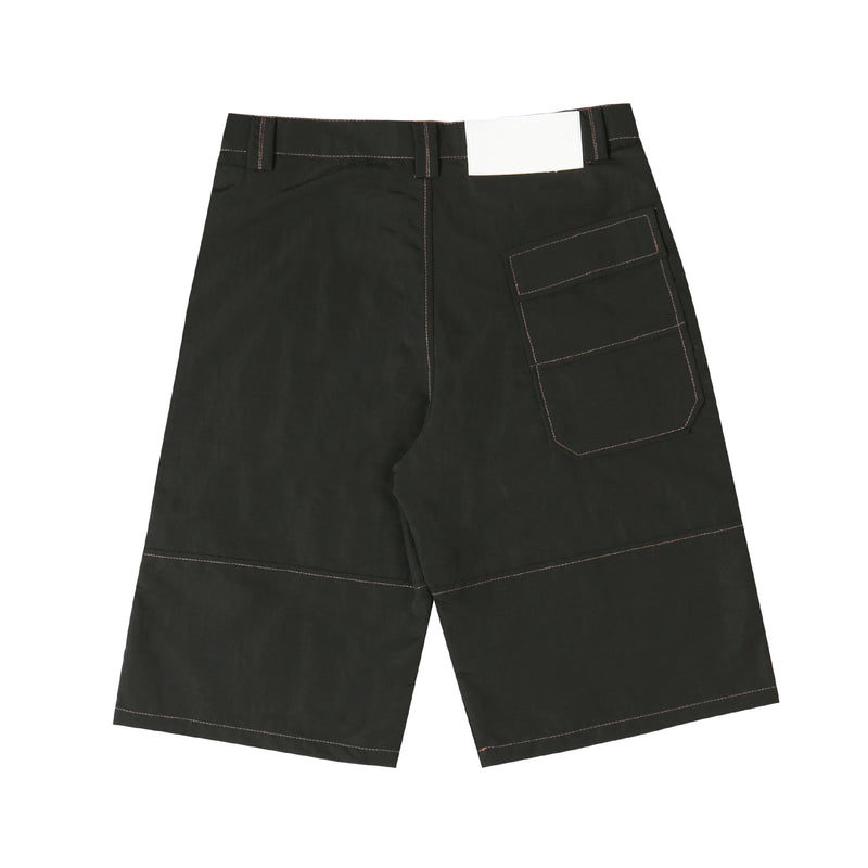 3/4 Wide Shorts - Dark Green