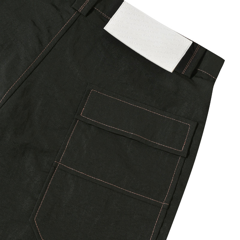 3/4 Wide Shorts - Dark Green