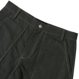 3/4 Wide Shorts - Dark Green