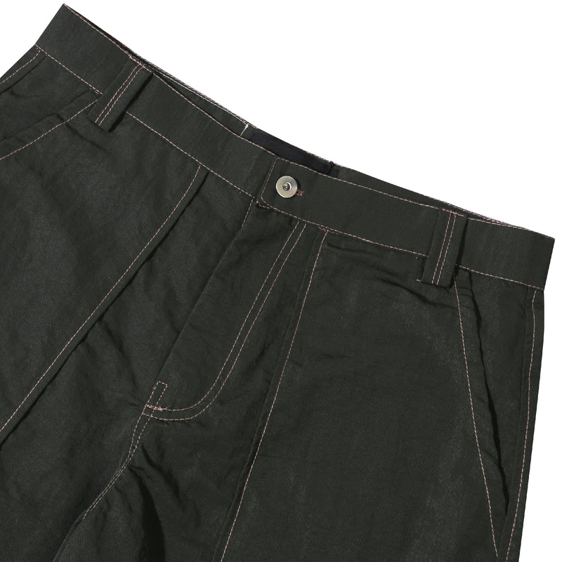 3/4 Wide Shorts - Dark Green