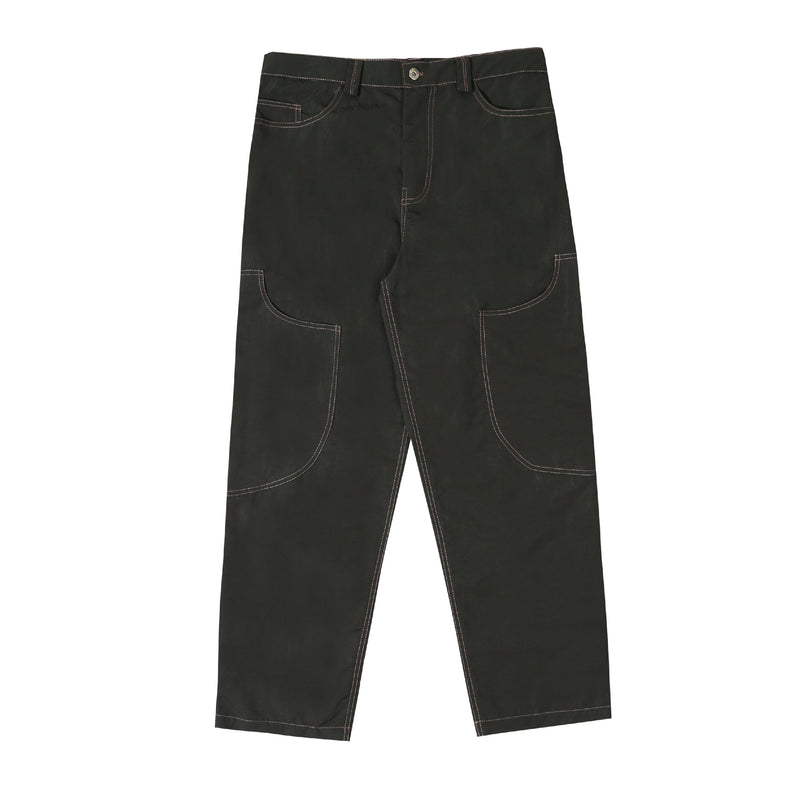 Double Knee Pants - Dark Green