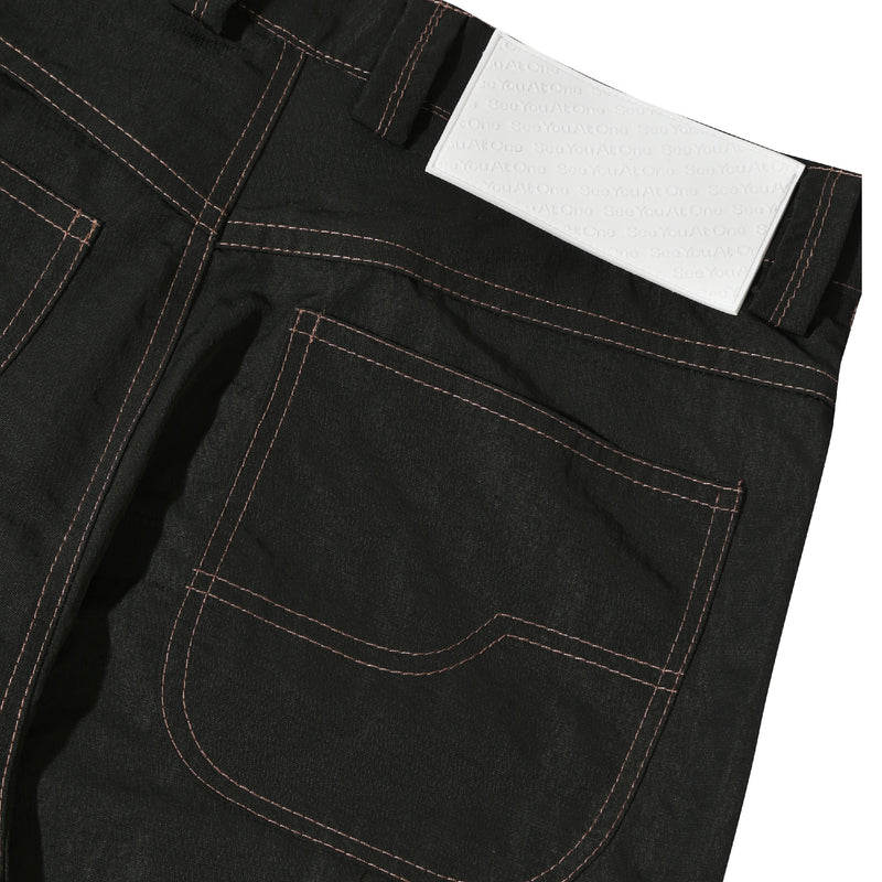 Double Knee Pants - Dark Green
