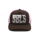 Dreamers Trucker Cap - Brown/Pink
