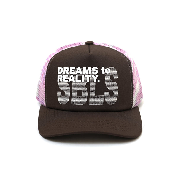 Dreamers Trucker Cap - Brown/Pink