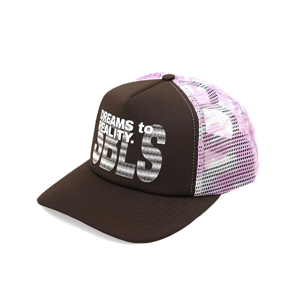 Dreamers Trucker Cap - Brown/Pink