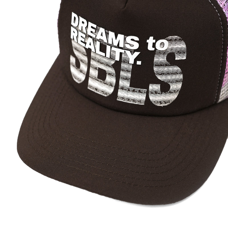 Dreamers Trucker Cap - Brown/Pink