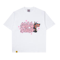 Dog Tee - Black/White