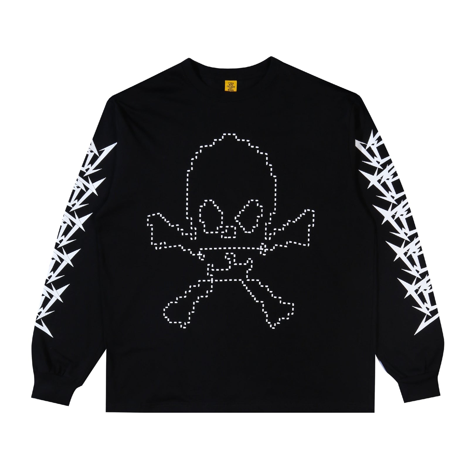 Pixel Skull LS T-shirt - Black – Orbis