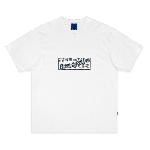 Emerale x Televisi Star Logo Box T-shirt - White