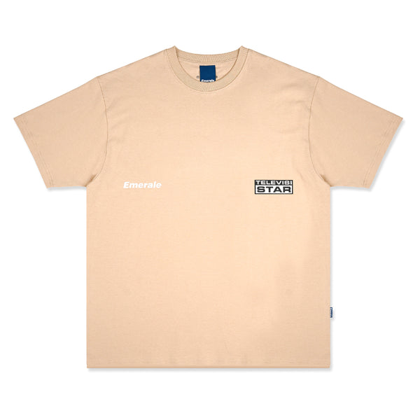 Emerale x Televisi Star T-shirt - Cream
