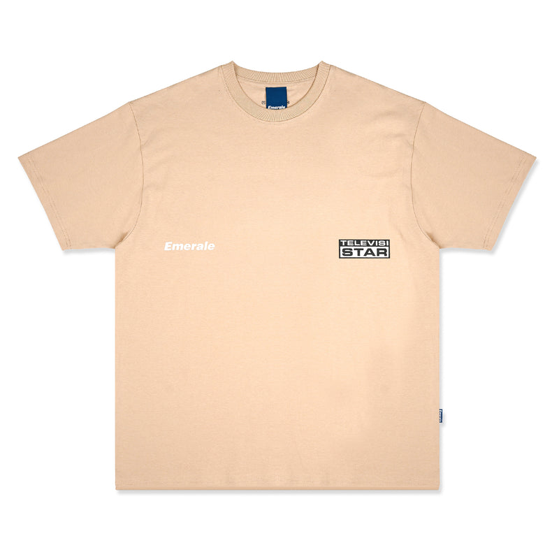 Emerale x Televisi Star T-shirt - Cream
